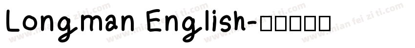 Longman English字体转换
